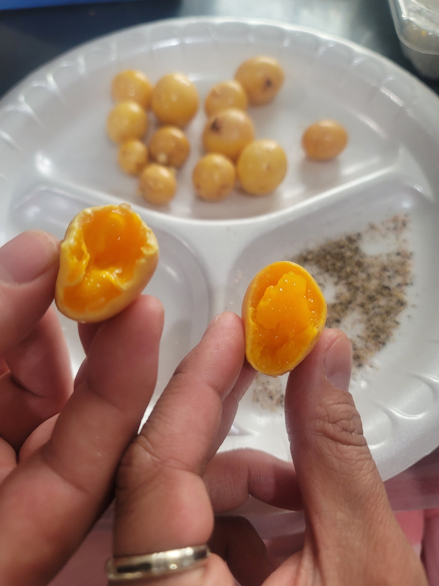 Young Chicken Eggs and Innards - Long Ga Trung Non - Lòng Gà Trứng Non