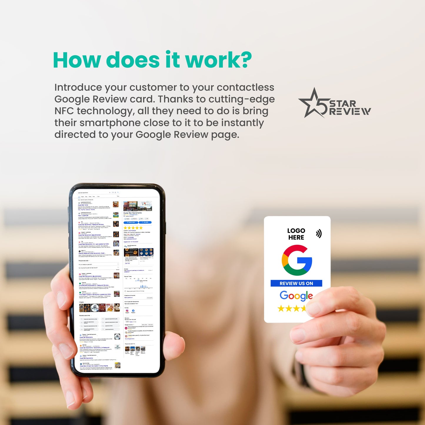 Custom NFC/QR Tap Cards Complete Set for Google / Yelp / Facebook - COMPLETE SET