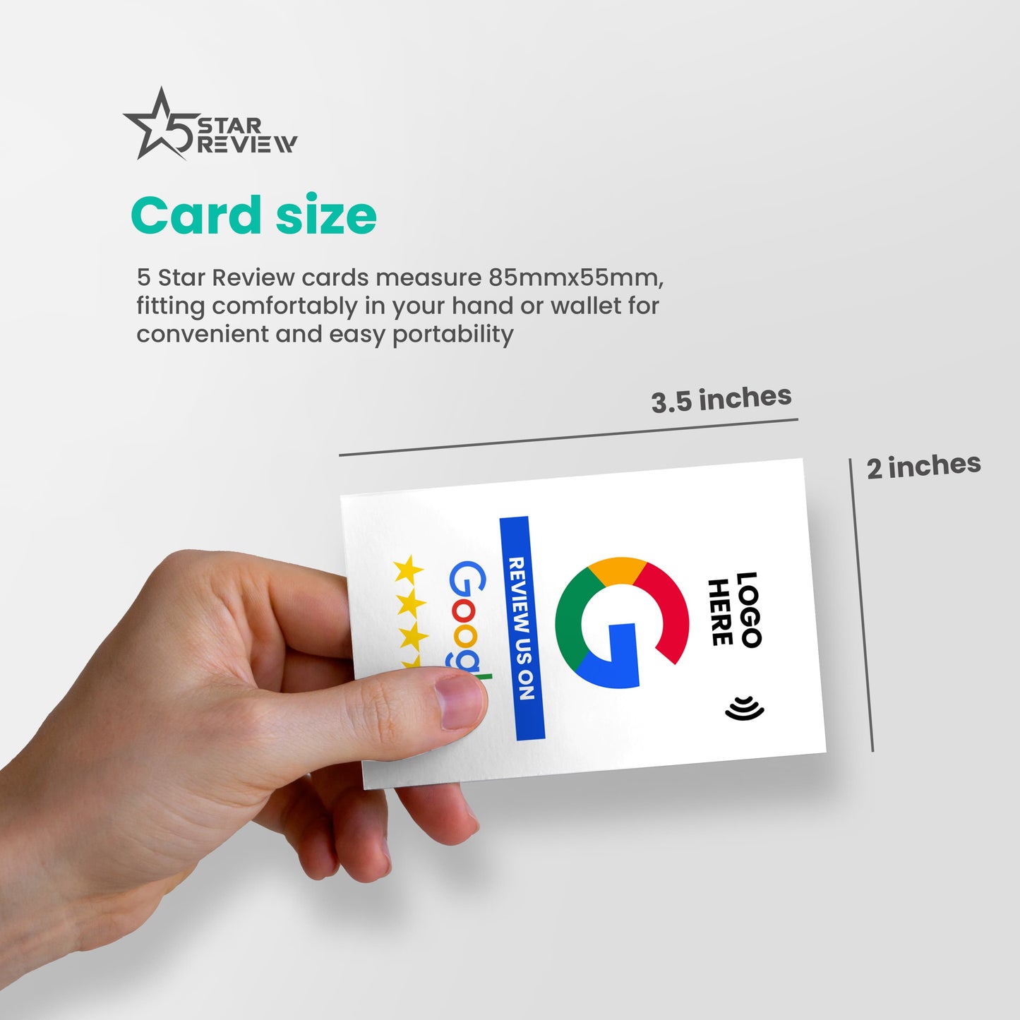 Custom NFC/QR Tap Cards Complete Set for Google / Yelp / Facebook - COMPLETE SET
