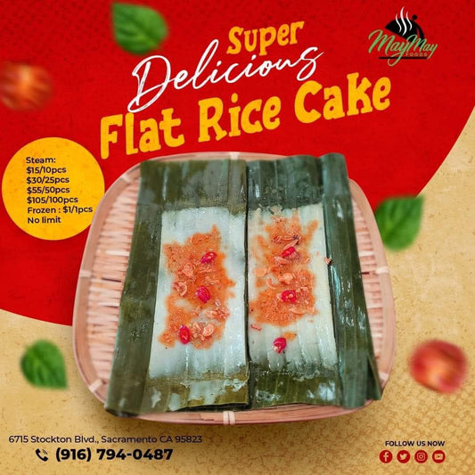 Flat Rice Cake - Ban Nam - Bánh Nậm